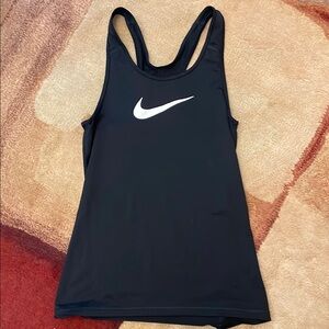 Nike Black Fitted Sleeveless Tank Top